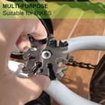 thumbnail image 3 of Snowflake Multitool 2PCS 18 in 1 Stainless Steel Snowflake Multi Tool, Cool Gadgets for Outdoor Travel Camping Daily, 3 of 5