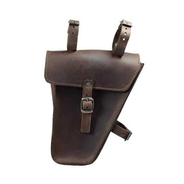 Bolsa triangular para bicicleta, equipo, bolsa para bicicleta, para exteriores, bicicleta de carretera, bicicletas de montaña Marrón