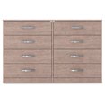 thumbnail image 3 of Signature Design by Ashley Casual Flannia 6 Drawer Dresser, Gray, 3 of 7