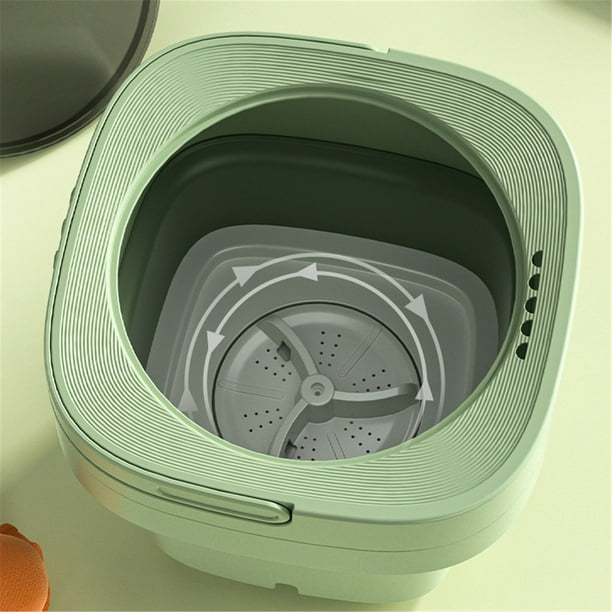 Lolmot 6L Folding Dehydratable Small Mini Portable Purification Underwear  Underwear Washing Machine 
