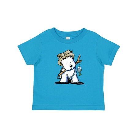 

Inktastic Westie Fishing Buddy Gift Baby Boy or Baby Girl T-Shirt