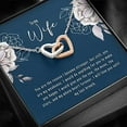 thumbnail image 2 of Promise Necklace For Her, Christian Interlocking Hearts Necklace, Jewelry For Women, Gift To Wife From Husband, Sentimental, Birthday, Anniversary I will love you until my last breath, 2 of 7