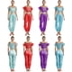 thumbnail image 5 of Disfraz de princesa árabe de Halloween para mujer, mono con hombros descubiertos y lentejuelas para fiesta temática navideña, carnaval, circo, 5 of 5