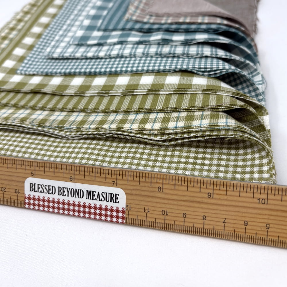 Bluegrass Homespun Cotton Fabric 44 pc Precut 10 inch Cake Layers by JCS