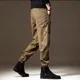 thumbnail image 4 of Pantalones cargo ajustados y ajustados para hombre, pantalones casuales para hombre, pantalones elásticos de estilo coreano, los más baratos, de alta calidad, de lujo, Harajuku, largos, de algodón, su, 4 of 4