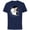 Navy, variant on Star Wars Princess Leia Ready to Fight - Short Sleeve Cotton T-Shirt for Adults - Customized-Black