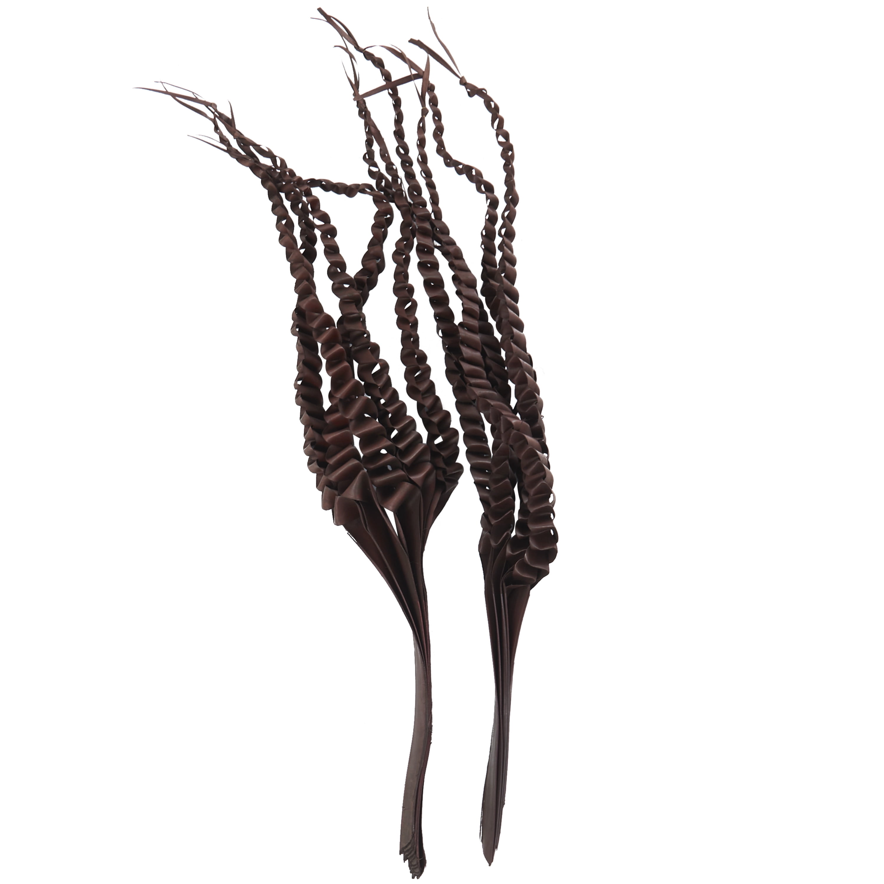 30" Handmade Tall Five Finger Dried Plant Natural Foliage Palm Leaf Bouquet, by DecMode