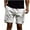 White, variant on ZQUUVOU Men's Cargo Shorts Casual Elastic Solid Color Sports Pants Pocket Loose Workwear Shorts White