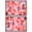 Black Frame, variant on Art Remedy Colorful Urban Art Canvas, 15" x 10", Gallery Wrapped, Crimson Pulse Set