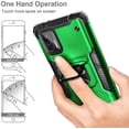 thumbnail image 3 of Nagebee Case for Motorola Moto G Stylus 2021 with Tempered Glass Screen Protector (Full Coverage), Full-Body Protective [Military-Grade] Magnetic Car Mount Ring Holder, Heavy-Duty Durable Case (Green), 3 of 7