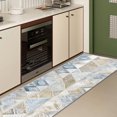 thumbnail image 3 of 2x6 FT Kitchen Runner Rugs Non Skid Washable, Faux Wool Rug Runners for Hallways Bathroom Carpet Runner, Soft Indoor Modern Floor Rug for Entryway Laundry Room, 3 of 11