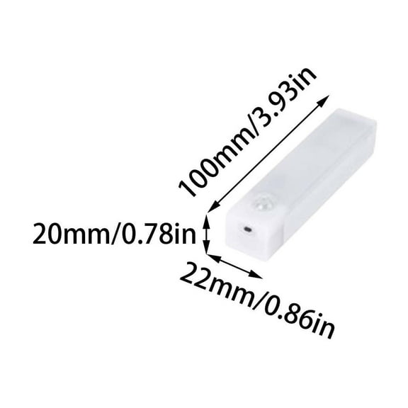 NIZELUK LED Rechargeable Motion Sensor Cabinet Light, 2 Modes Motion Activated Light Bar, Wireless Closet Lighting for Bedroom, Kitchen, and Cabinet Spaces