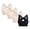 A1_Black, variant on Bust Shaping Bra Lift Bras 4Pc Push Up Full Coverage Posture Corrector Bra Cross-Back Seamless Push-Up Sports Bra Ice Silk Backless Yoga Tank Top Wireless Comfort Support Underwear Beige L