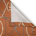 thumbnail image 3 of Ambesonne Abstract Kitchen Curtains, Manly Fashion Belts Art, 55"x45", Pale Cinnamon Dimgray, 3 of 3