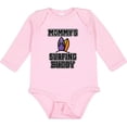 thumbnail image 3 of Inktastic Mommy Surfing Buddy Surfboard Boys or Girls Long Sleeve Baby Bodysuit, 3 of 5