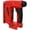 Red + Plastic, variant on 2-in-1 Cordless Brad Nailer & Staple for Milwaukee 20V MAX Battery, Red Plastic, 18GA Brad Nails & T50 Staples, Dual Firing Modes, Adjustable Depth, Safety Lock, Woodworking DIY Tool Only