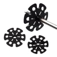 thumbnail image 5 of Eigraketly Walking Pole Trekking Rod Mat Snowflake Tip Buffer Elasticity Rubber Camping Protectors Good Pads Replacement Shaped Outdoor Type1, 5 of 5