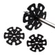 thumbnail image 5 of Toystoory Walking Pole Trekking Rod Mat Snowflake Shaped Buffer Good Rubber Tip Fixation Protectors Pads Elasticity Good Replacement Type2, 5 of 6