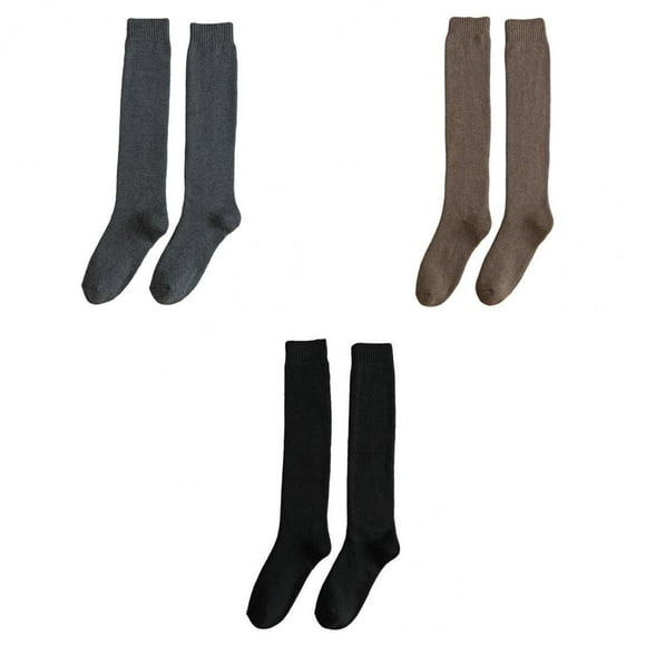 6x Soft Mens Knee High Long Socks  Crew Sock for Unisex