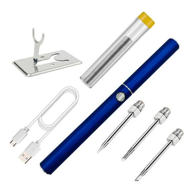 de soldador inalámbrico Carga USB con estuche protector con puntas eléctricas BCK Gloria soldador electrico
