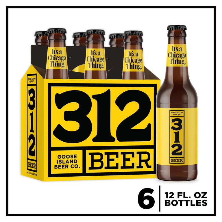 Goose Island 312 Urban Wheat Ale Craft Beer, 6 pack Beer, 12 fl oz