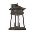 thumbnail image 5 of Taylor 2-Light Outdoor Wall Lantern in English Bronze with Gold, 5 of 6