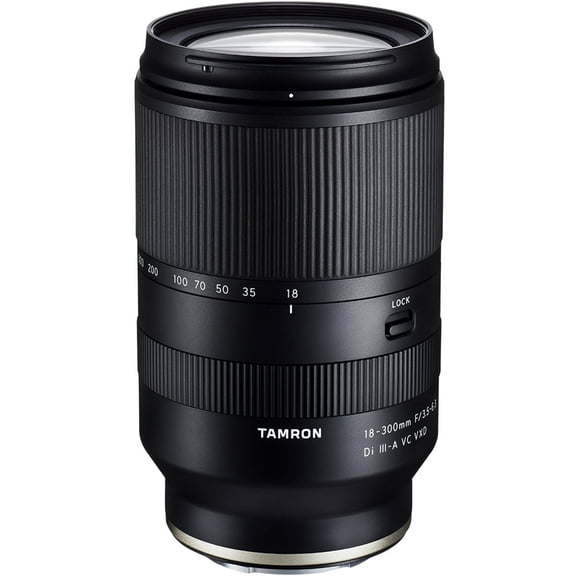 Tamron 18-300mm F/3.5-6.3 Di III-A VC VXD Lens for Sony E APS-C Mirrorless Cameras