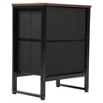 thumbnail image 6 of 2-Drawer Dresser, Bedside Cabinet, Rattan Woven Chest of Drawers for Bedroom, Living Room, Hallways, Entryways, Bedside Table, Heavy Duty End Side Table, Nightstand Storage Unit, 6 of 7