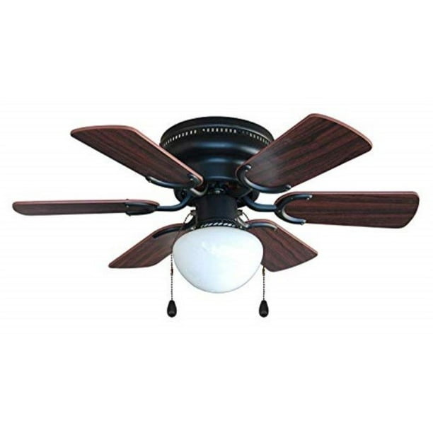 Hardware House 17 4640 Arcadia 30 Inch Oil Rubbed Bronze Flush Mount Hugger Ceiling Fan Cherry Or Walnut Blades Com Hardware House 17 4640 Arcadia 30 Inch, 30 Inch Ceiling Fan
