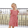 PatPat Summer Mother and Daughter Matching Pink Polka Dot Dresses