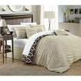thumbnail image 1 of Couette Plissée Plissée Leslie - Beige - Grand - 7 Pièces, 1 of 1