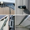thumbnail image 4 of COVER-IT Metal Outdoor Lockable Storage Shed for Backyard Storage, 8' x 6', 4 of 6