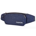 thumbnail image 1 of Riñonera para hombre y mujer, moderna, tipo bandolera, de talla grande, color azul, 1 of 6