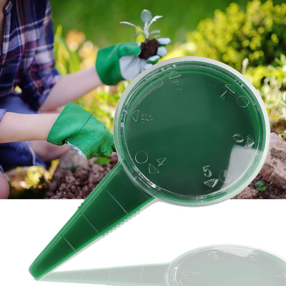 E-outstanding Seed Dispenser 2PCS Green Garden Plant Adjustable Seeder Sower Planter Hand Seeder Tool 
