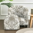 thumbnail image 3 of CHUNTIAN 2 Piece Club Chair Slipcover Stretch Barrel Chair Covers Solid Tub Chair Slipcovers Soft Armchair Covers Removable Furniture Protector Arm Chair Cover for Living Room,Green, 3 of 5