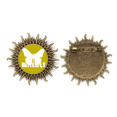 thumbnail image 1 of Pin de gancho de metal vintage con forma de sol Unbranded M, 1 of 3