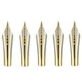 thumbnail image 2 of Iraurita Fountain Pen Nibs 5pcs Medium(0.5mm) Gold Nibs, Iridium Stainless Nib, Calligraphy Lovers' Essential, 2 of 9