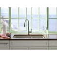 thumbnail image 2 of Artifacts single-hole kitchen sink faucet with 17-5/8" pull-down spout and turned lever handle, DockNetik(R) magnetic docking system, and 3-function sprayhead featuring Sweep(R) and BerrySoft(R) sp, 2 of 5