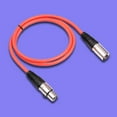 thumbnail image 4 of Câble Audio Durable Haute Performance Trois Couleurs Optionnelles XLR Mâle à Femelle Fil Audio pour Microphone, 4 of 8