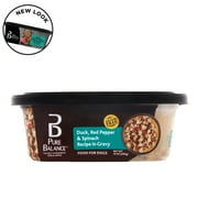 Pure Balance Grain Free Duck, Red Pepper & Spinach Recipe in Gravy Food for Dogs, 10 oz