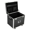 thumbnail image 5 of Aluminum Alloy File Lock Box, Hand pull File Case Locking Mobile Business Box 2 Wheels, 5 of 11