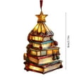 thumbnail image 3 of YIKA Book Christmas Tree Christmas Decorations Festival Home Decor Items, 3 of 6