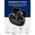 thumbnail image 3 of MINSUI-E310 True Wireless Earbuds, Bluetooth 5.3 TWS Headphones with 13mm Drivers, AI Noise Reduction Mic, Up to 20H Battery with Case, USB-C Charging, IPX4 Water Resistant, Touch Control, Black, 3 of 4