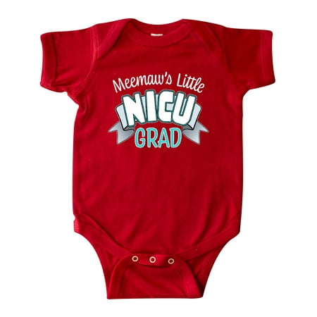

Inktastic Meemaw s Little Nicu Grad in Blue with Banner Gift Baby Boy or Baby Girl Bodysuit