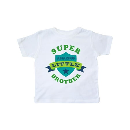 

Inktastic Super Amazing Little Brother Gift Toddler Boy Girl T-Shirt