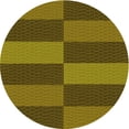 thumbnail image 1 of Ahgly Company Tapis de Zone Rond Lavable en Machine Intérieur Transitionnel Brun Doré Foncé, 6 Pieds Rond, 1 of 7