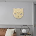thumbnail image 4 of 8"" Wood Wall Clock Watch Non-ticking Battery Powered Indoor Classroom Office Hotel Shops Cafe Nursery - Cat, 4 of 8