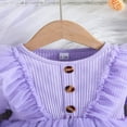thumbnail image 4 of Robe Décontractée pour Fille à Manches Longues, Col Ras du Cou, Robe Patchwork à Papillons, 4 of 7