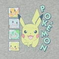 thumbnail image 2 of Pokemon Card Game Shirt Girl's Characters Pastel Pikachu Tee T-Shirt Crewneck, 2 of 7
