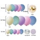 thumbnail image 2 of Globos Macaron: juego de globos con combinación de colores románticos y varios tamaños de globos para cumpleaños, bodas y más, 2 of 7